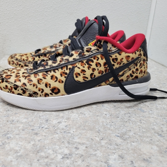 Nike Court Air Vapor Wing fur hair cheetah leopard 6.5 fearless womens - Picture 7 of 12